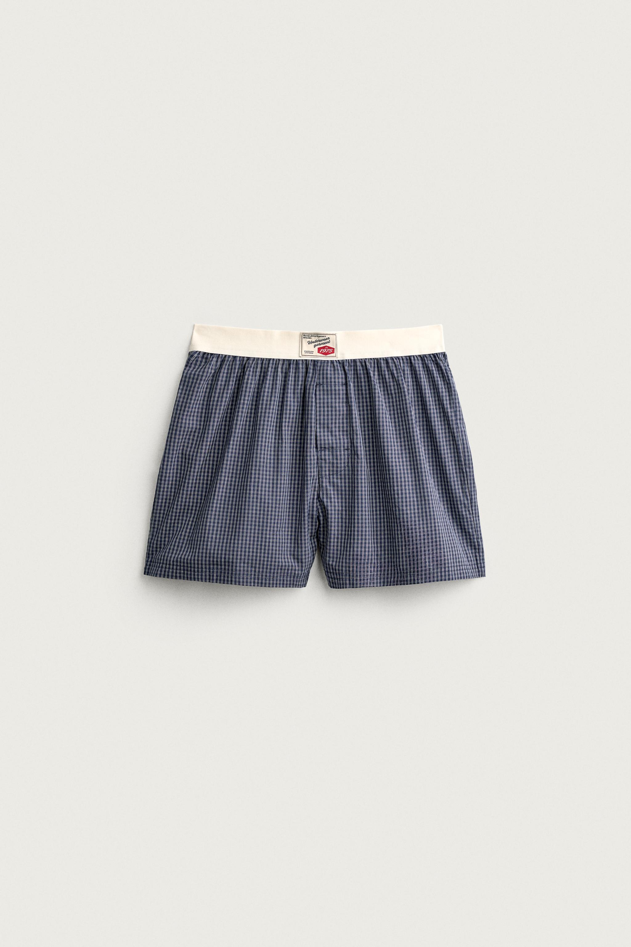 PACK DE 2 BOXERS EN POPELINE COMBINÉE